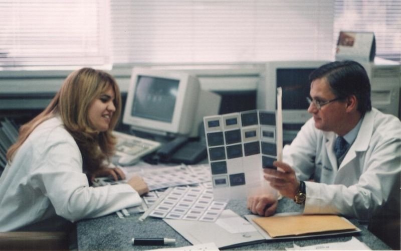 Imagem mostrando os fundadores do Fertilitat no início da jornada, Mariangela Badalotti e Alvaro Petracco.